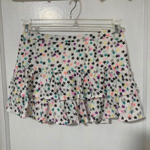 Star Print Skirt